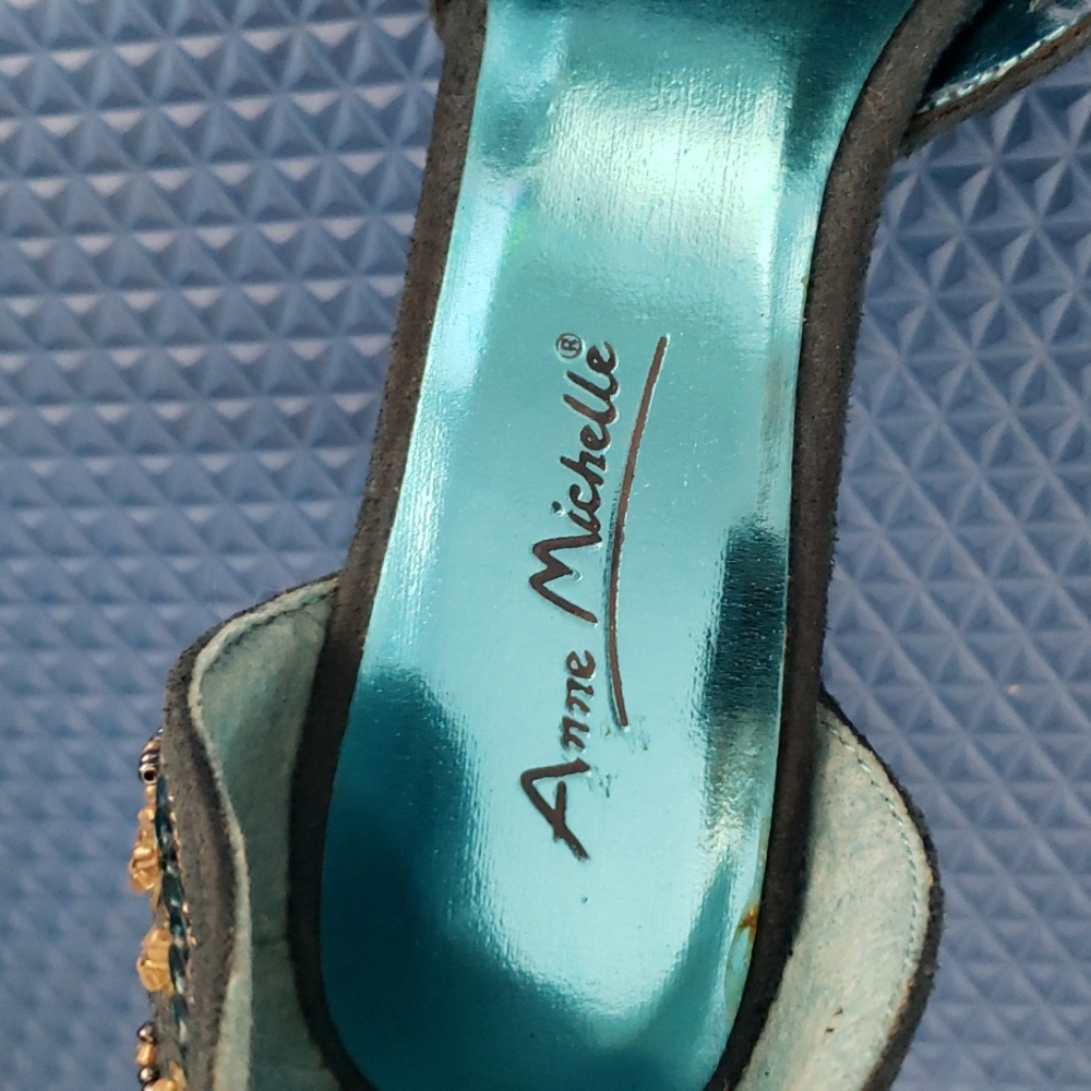 Anne Michelle Bling Heels Shoes NEW sz 7 - Picture 7 of 9